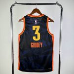 NBA 3 Giddey OKC Thunder 23-24 city Maillot imprimé